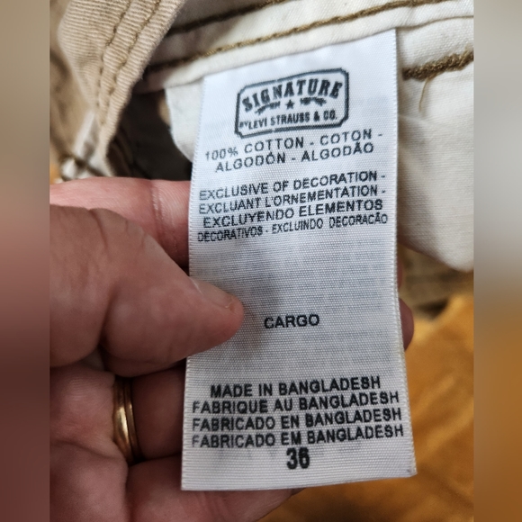 Mens Levis Strauss Signature Cargo Shorts 36 - Picture 6 of 8